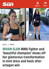 wham glam mcma fighter and her beautiful leggings