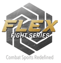 flex fight series logo on a black background